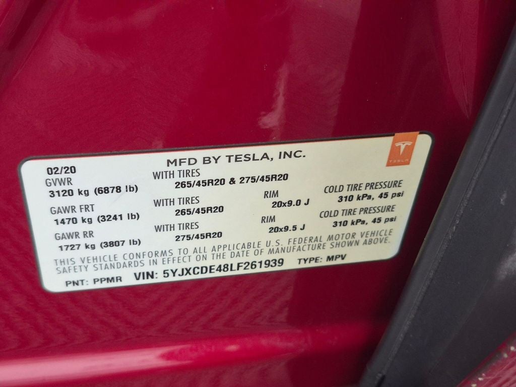 2020 Tesla Model X Performance