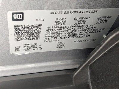 2025 Chevrolet Trax 2RS