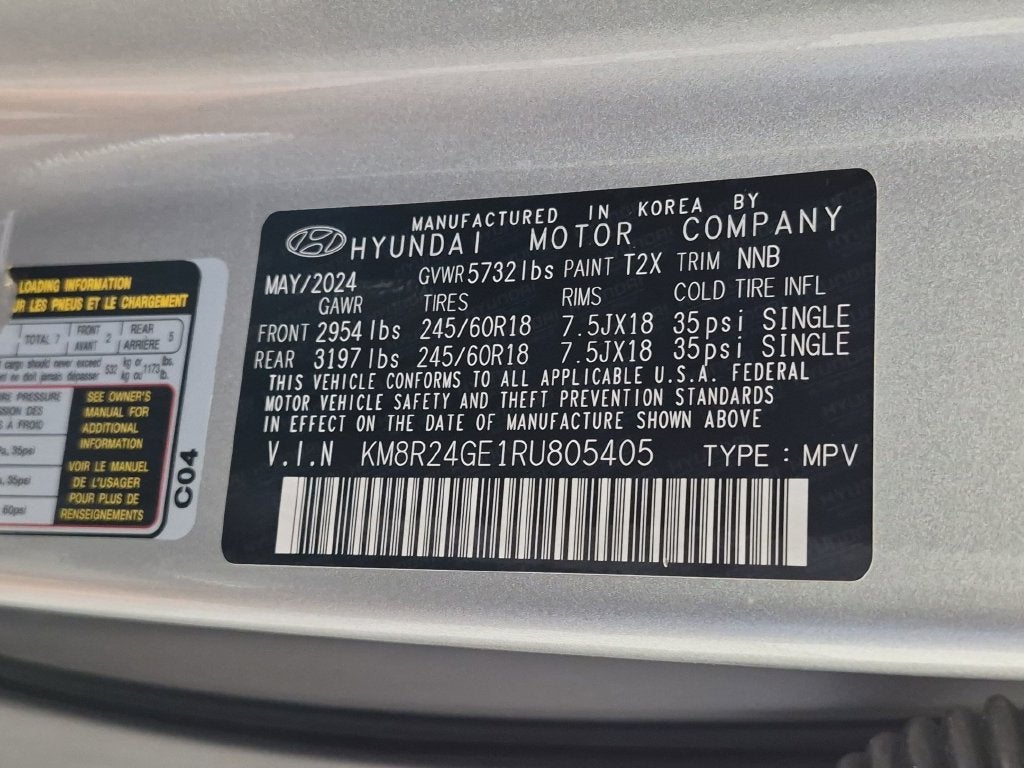 2024 Hyundai Palisade SEL 7 Passenger
