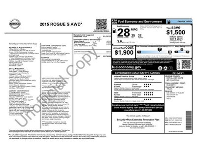 2015 Nissan Rogue S