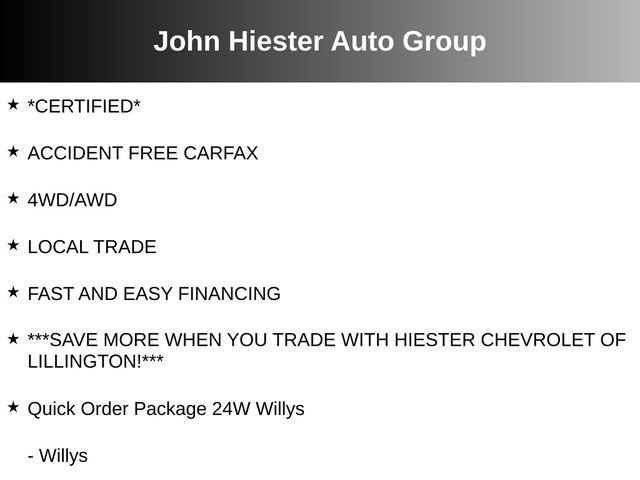 2020 Jeep Wrangler Unlimited Willys 4x4