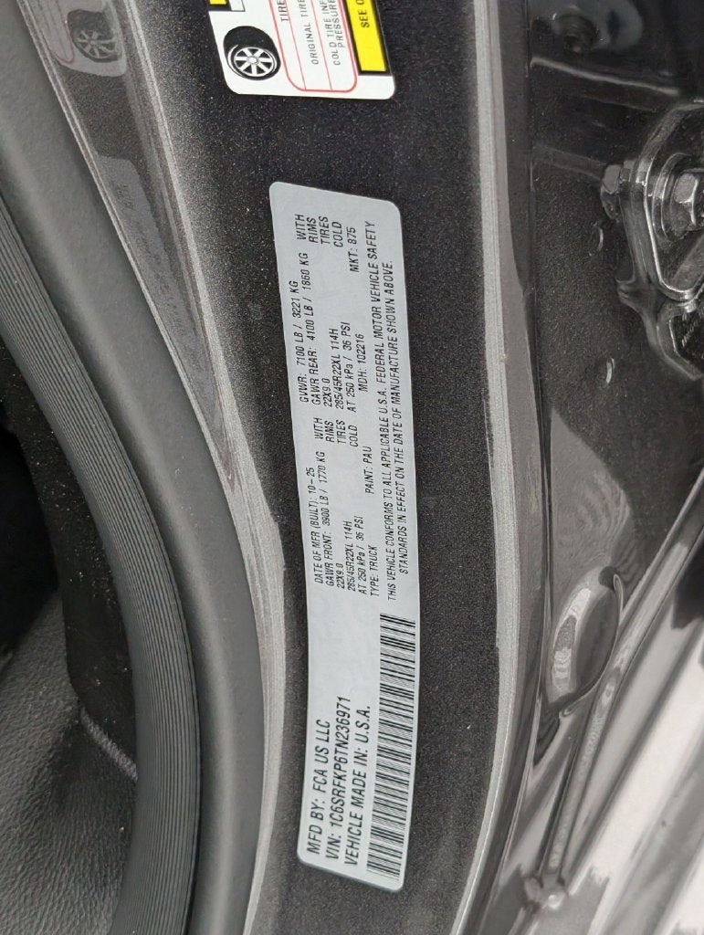 2026 RAM 1500 Tungsten Crew Cab 4x4 5'7" Box