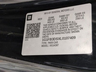 2020 Chevrolet Camaro 1LT