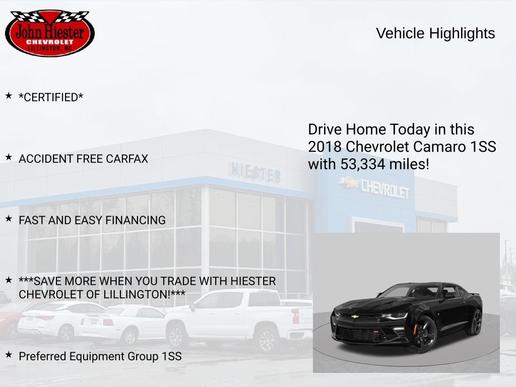 2018 Chevrolet Camaro 1SS