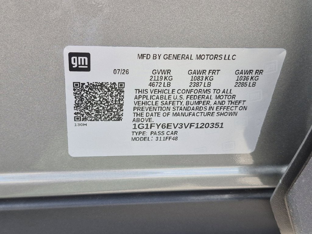 2027 Chevrolet Bolt LT