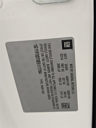 2014 Chevrolet Corvette Stingray 3LT