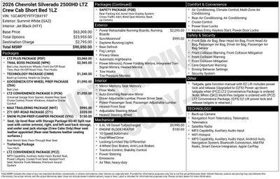 2026 Chevrolet Silverado 2500 HD LTZ
