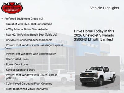 2026 Chevrolet Silverado 3500 HD LT DRW