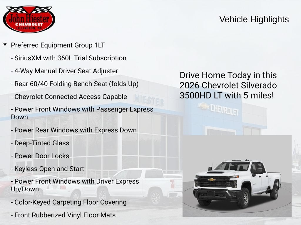 2026 Chevrolet Silverado 3500 HD LT DRW