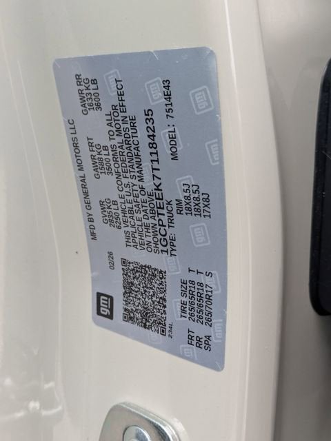 2026 Chevrolet Colorado Trail Boss