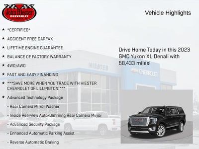 2023 GMC Yukon XL Denali