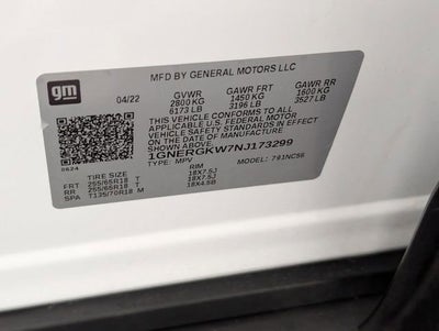 2022 Chevrolet Traverse LT Cloth