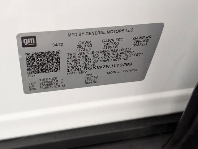 2022 Chevrolet Traverse LT Cloth