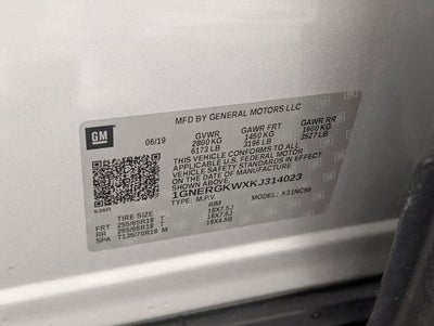 2019 Chevrolet Traverse LT Cloth