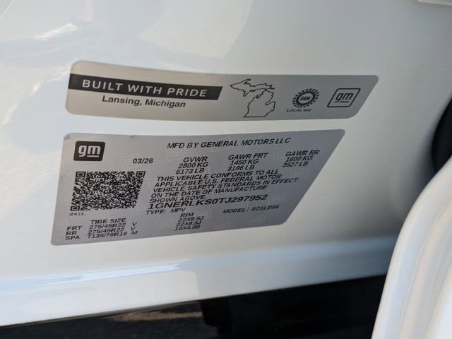 2026 Chevrolet Traverse RS