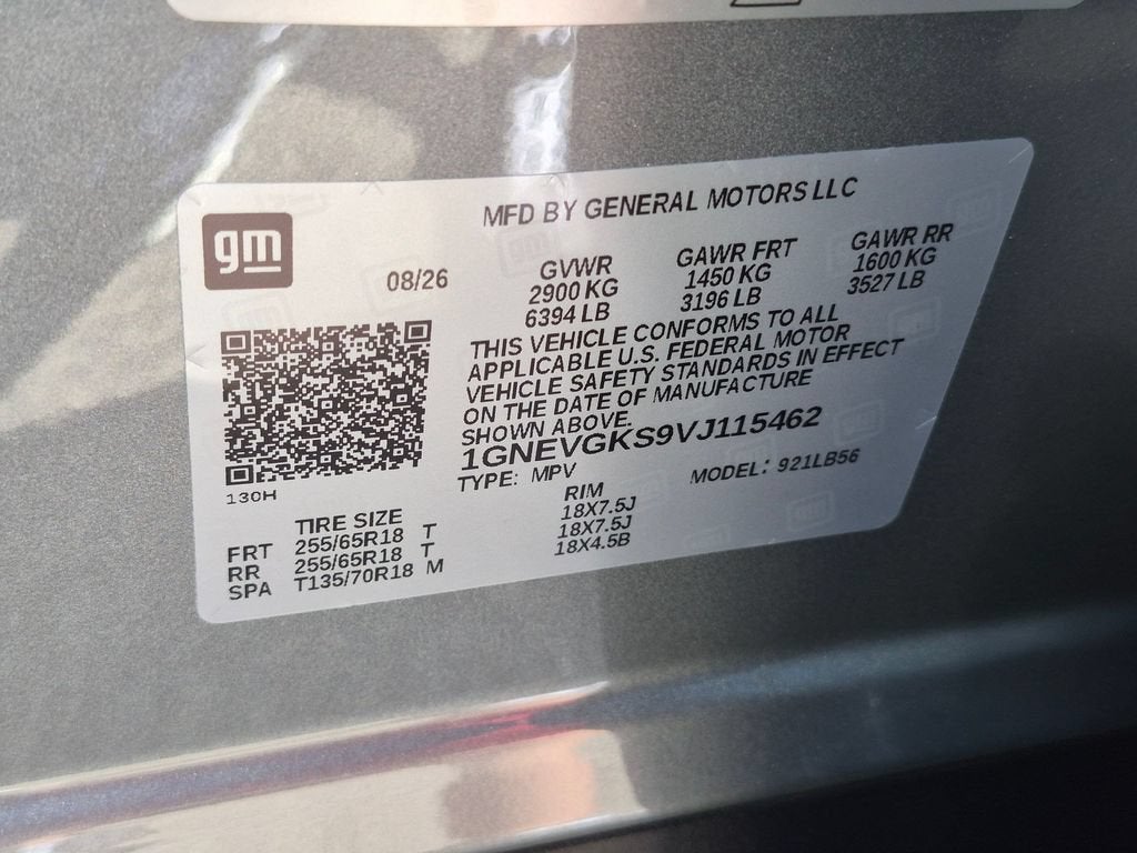 2027 Chevrolet Traverse LT