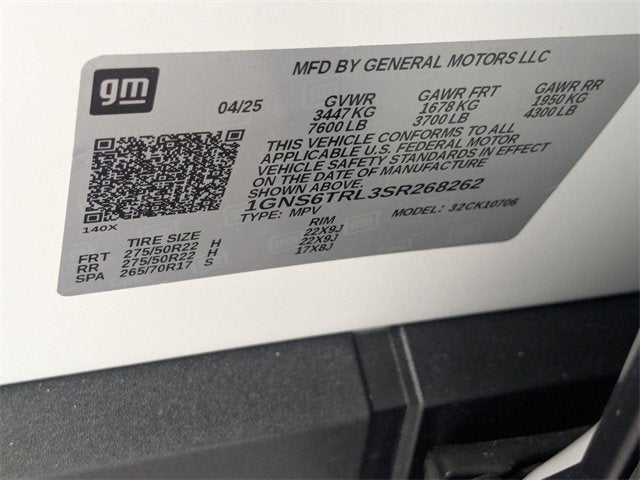 2025 Chevrolet Tahoe High Country