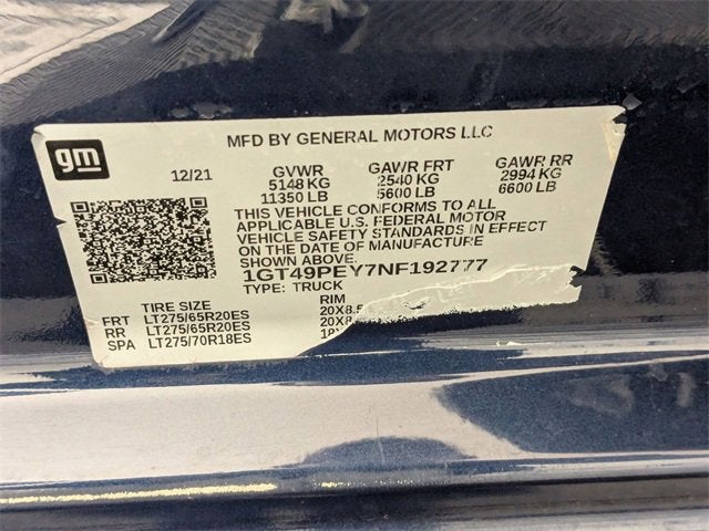 2022 GMC Sierra 2500 HD AT4