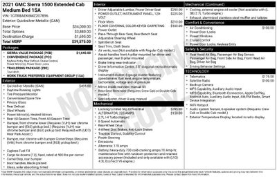 2021 GMC Sierra 1500 2WD Double Cab Standard Box