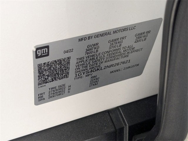 2022 Cadillac Escalade Sport Platinum