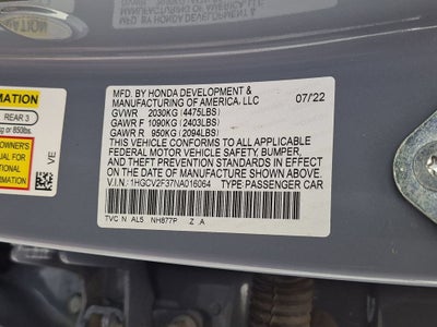 2022 Honda Accord Sport 2.0T