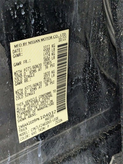 2023 Nissan Titan Platinum Reserve