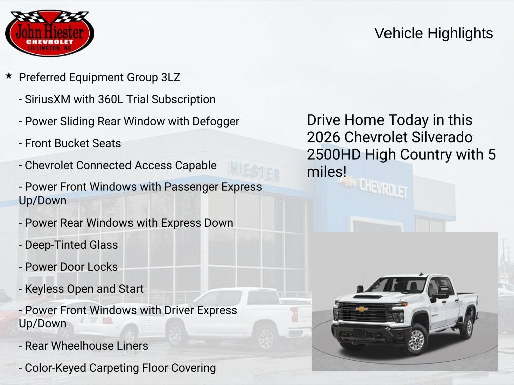 2026 Chevrolet Silverado 2500 HD High Country