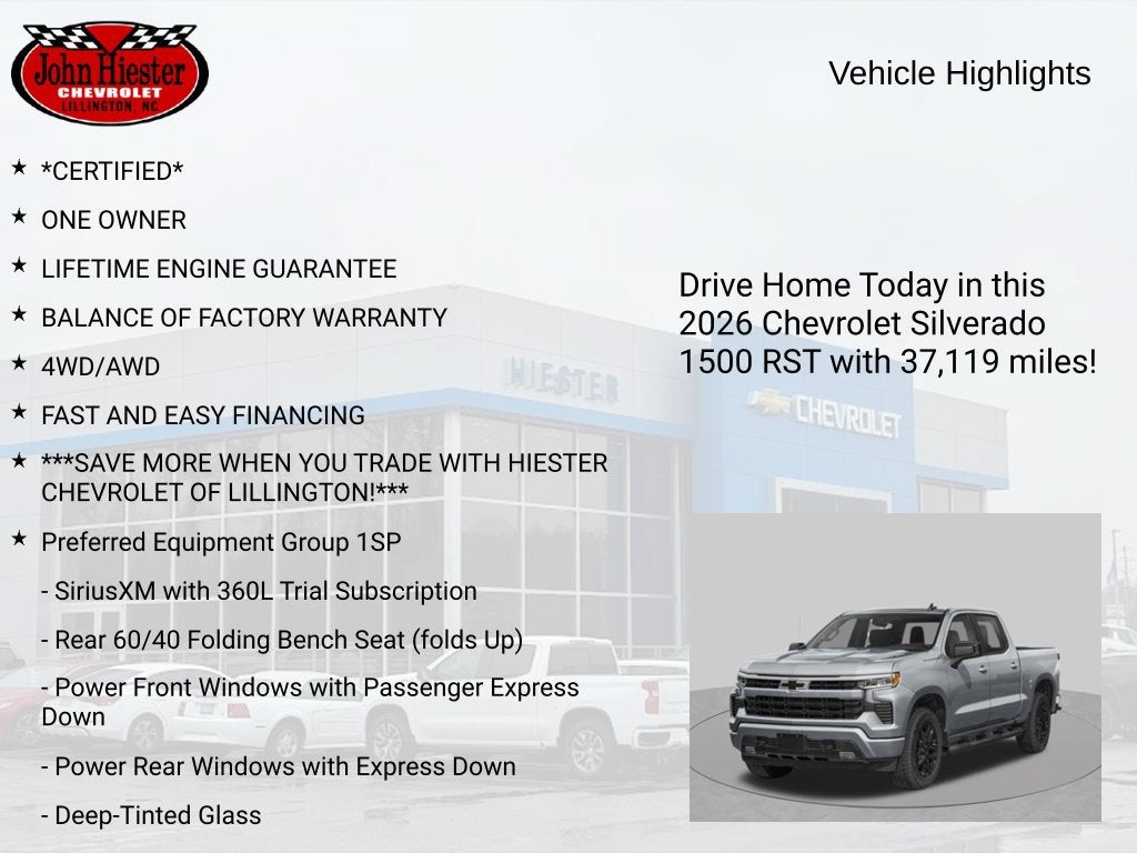 2026 Chevrolet Silverado 1500 RST