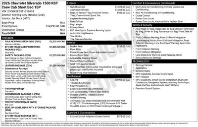 2026 Chevrolet Silverado 1500 RST