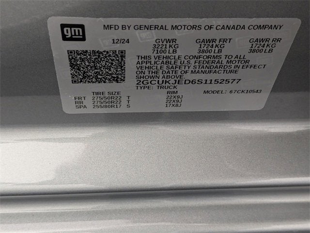 2025 Chevrolet Silverado 1500 High Country