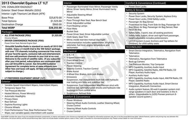 2013 Chevrolet Equinox LT