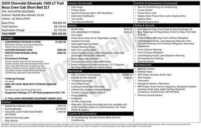 2025 Chevrolet Silverado 1500 LT Trail Boss