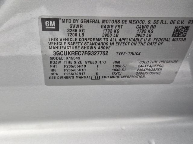 2015 Chevrolet Silverado 1500 LT