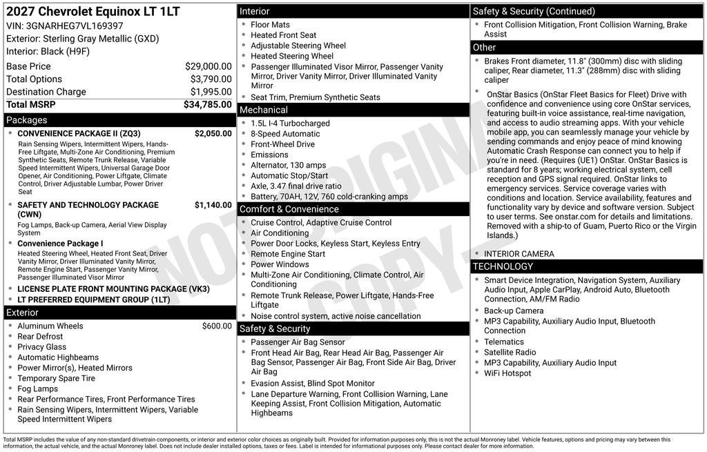 2027 Chevrolet Equinox LT