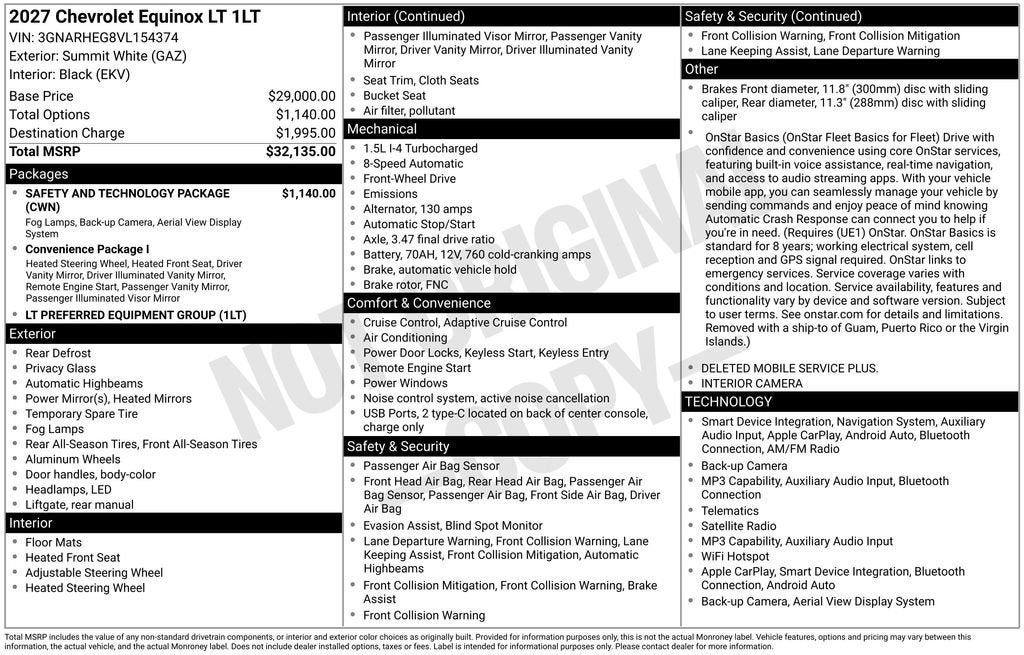 2027 Chevrolet Equinox LT