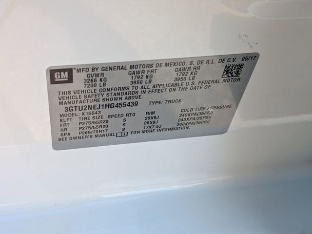 2017 GMC Sierra 1500 SLT