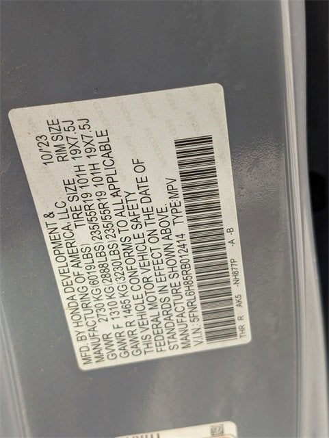 2024 Honda Odyssey Touring