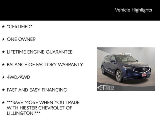 2023 Acura MDX Technology Package