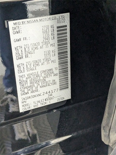 2022 Nissan Pathfinder Platinum