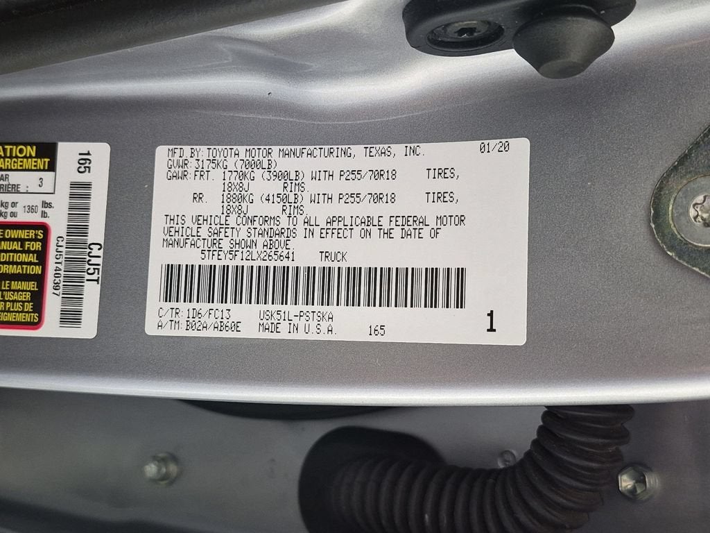 2020 Toyota Tundra SR5