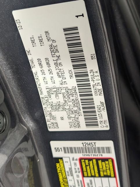 2024 Toyota Tundra 4WD Limited