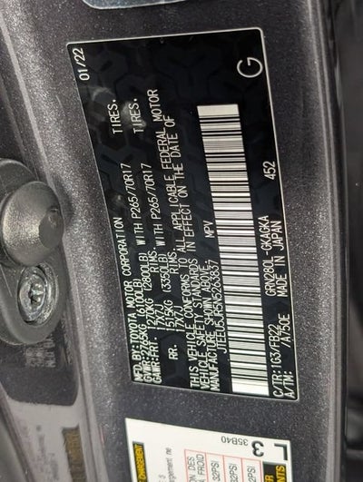 2022 Toyota 4Runner SR5