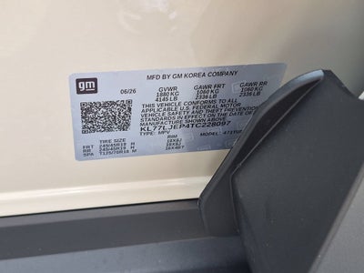 2026 Chevrolet Trax 2RS