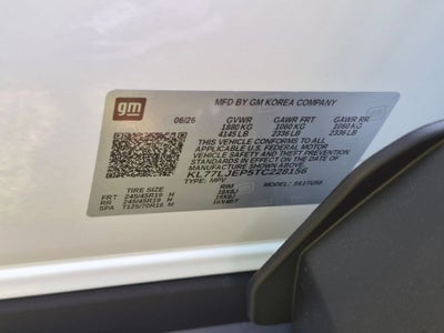 2026 Chevrolet Trax 2RS